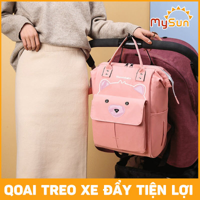 Balo túi ba lô đựng bỉm sữa giữ nhiệt đa năng cho mẹ và bé chính hãng MySun