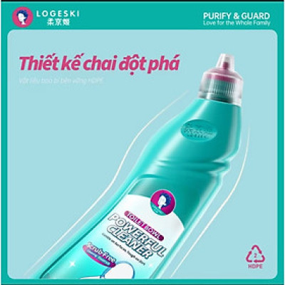 logeski tẩy bồn cầu 99% vi khuẩn và vết bẩn Khử mùi mạnh mẽ không cần chà