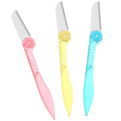 Dao Cạo Lông Mặt Cán Gập Kai Can Compact 01244 CS-3P (Set 3 cây)