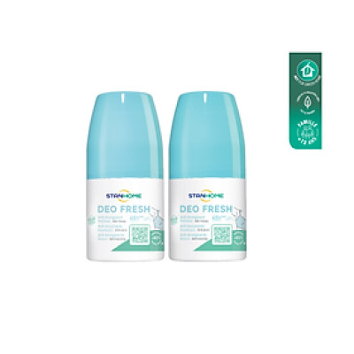 Combo 2 Lăn khử mùi, chống mùi không cồn hương tươi mát cho da nhạy cảm Stanhome Deo Fresh 50ml/lọ