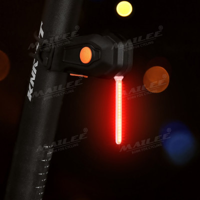 Đèn đuôi xe đạp đường phố với led chảy giọt nước YQ-208 , chống nước, Led COB độ sáng cao, dung lượng pin 500 mAH sạc Type-C sử dụng lên đến 18h tùy chế độ - Mai Lee