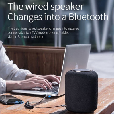 Bộ chuyển âm thanh Baseus Audio Adapter BA01 USB Wireless USB ra 3.5 AUX CABA01 - Hàng chính hãng