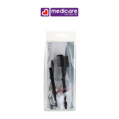 Bộ bấm mi + nhíp + cọ Basicare 1943