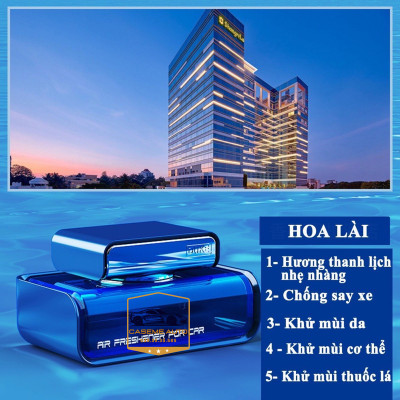 Nước Hoa Ô Tô Duke Chiết Xuất 100% Từ Thiên Nhiên, Khử Mùi, Chống Say Xe, An Toàn Cho Sức Khỏe - Hàng Nhập Khẩu 