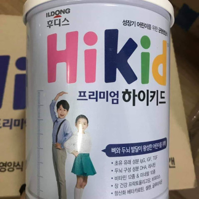 Sữa HIKID Premium Hàn Quốc tăng trưởng chiếu cao tối đa 600g