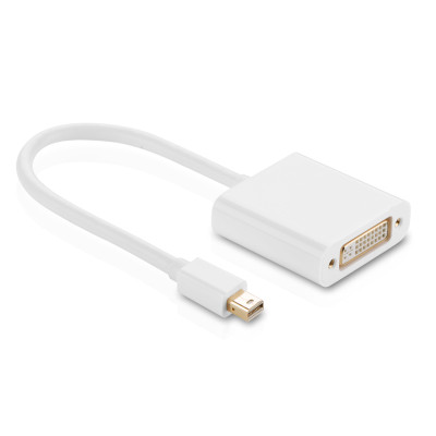 Cáp chuyển đổi Mini DisplayPort sang DVI-I (24+5) Converter UGREEN 10402 (màu trắng) - Hàng Chính Hãng