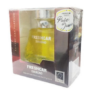 Nước hoa xe hơi Freshcar Diamond - chai 100ml hương thơm thảo mộc thiên nhiên