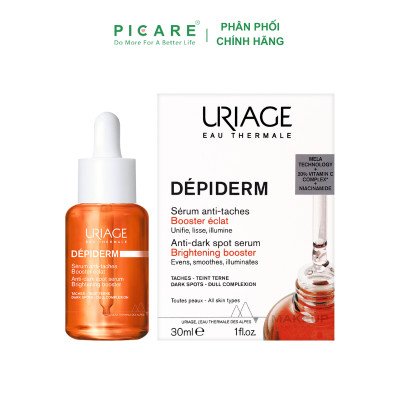 Serum Dưỡng Sáng Tăng Cường, Giảm Thâm Sạm, Đốm Nâu URIAGE DÉPIDERM ANTI-DARK SPOT SERUM - BRIGHTENING BOOSTER 30ml