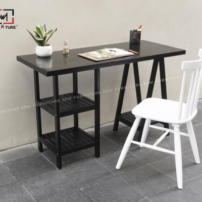 BÀN LÀM VIỆC CHÂN THÁP HIỆN ĐẠI MWFURNITURE - STANDING TOWER TABLE 