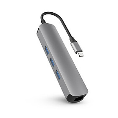 Cổng chuyển Hyper HyperDrive 4K HDMI 6-IN-1 USB-C dành cho Macbook/ Ultrabook/ Chromebook/ PC và USB-C Devices - Hàng chính hãng