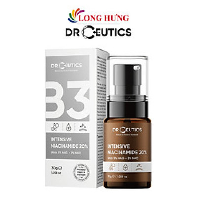 Tinh chất dưỡng trắng DrCeutics Intensive Niacinamide 20% + NAG 5% +NAC 3% (30g) - Hàng chính hãng