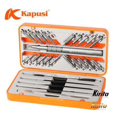 Bộ Tua Vít Đa Năng Hàng chính hãng Kapusi Nhật Bản 26 chi tiết sửa điện thoại, laptop
