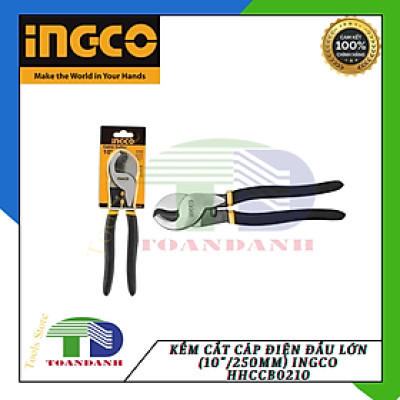 Kềm Cắt Cáp Điện Đầu Lớn (10"/250mm) Ingco HHCCB0210