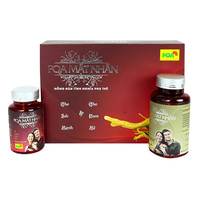 Mật Nhân PQA Giúp Bồi Bổ Sức Khỏe, Hỗ Trợ Tăng Cường Sinh Lực, Sinh Lý Nam Và Mạnh Gân Cốt Hộp 150 Viên