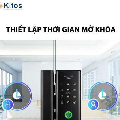 Khóa thông minh cho cửa kính Kitos KT-GL80