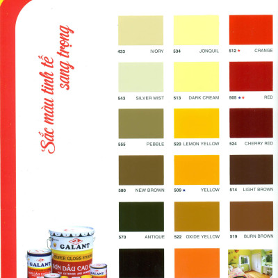 Sơn dầu Galant màu River Blue 577 375ml