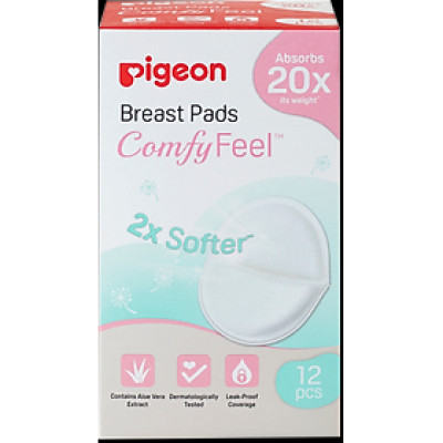 [MUA LÀ CÓ QUÀ] Tấm Lót Thấm Sữa Nha Đam Pigeon 12 miếng/30 miếng/50 miếng