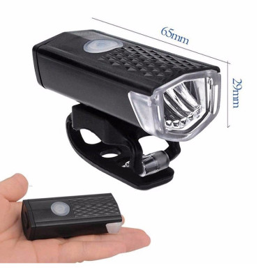 Bộ đèn xe đạp - đèn LED chiếu sáng phía trước và phía sau xe đạp dùng pin sạc - Hàng chính hãng