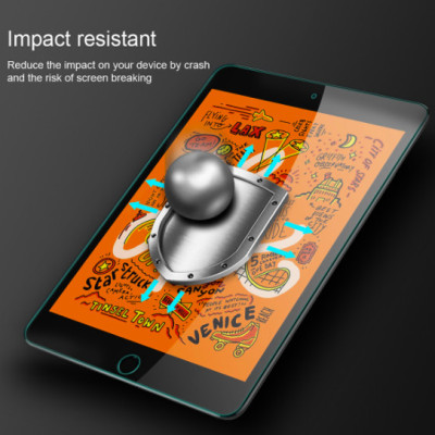 Miếng dán màn hình kính cường lực cho iPad 8 10.2 inch 2020 hiệu Nillkin Amazing H+ (mỏng 0.2 mm, vát cạnh 2.5D, chống trầy, chống va đập) - Hàng chính hãng