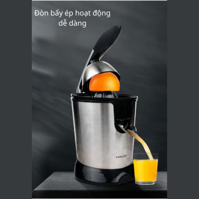 Máy vắt cam, máy ép cam SOKANY SK-651E - Công suất 350W, vắt cam nhanh chóng, tiện lợi, dễ dàng vệ sinh, sử dụng - HÀNG CHÍNH HÃNG