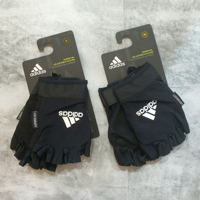 Găng Tay Thể Thao Chính Hãng ADIDAS ADGB-1242 Essential Adjustable Gloves - Tập Fitness, Gym, Yoga
