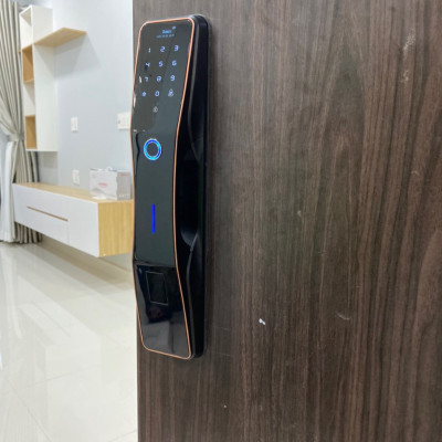 Khóa vân tay thông minh tự động DEMAX SL668 BL