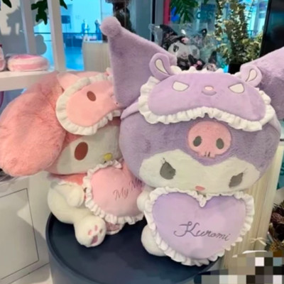 Thú nhồi bông Kuromi, Melody, Kitty đáng yêu - Size từ 22cm đến 45cm - Quà tặng gấu bông nhiều mẫu êm mịn cho bé.