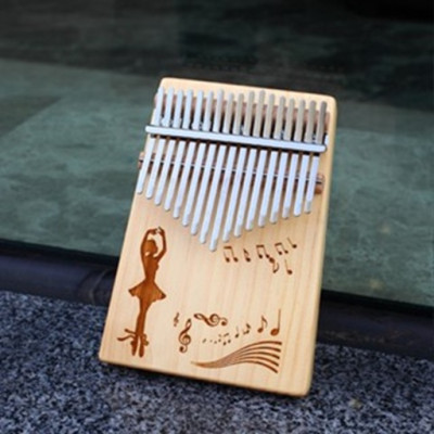 Đàn Kalimba 17 Phím Giá Rẻ – Gỗ Nguyên Khối, Họa Tiết Độc Đáo