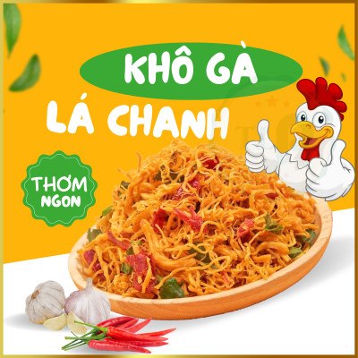 KHÔ GÀ LÁ CHANH TÂN LỘC PHÁT HŨ 500G