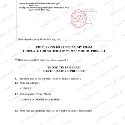 Bộ 4 Chai Serum Vitamin C - VC BRITGH MAX SERUM - 1 Bộ Tặng 50g Mặt Nạ Dẻo - Làm Sáng Da, Dưỡng Da, Mờ Thâm, Mờ Nếp Nhăn (Hàng Chính Hãng)