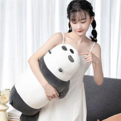 Gấu bông anh em nhà gấu We Bare Bears nằm siêu mềm (25cm--->90cm) Gối ôm gấu We Bare Bears dễ thương hàng xịn cao cấp an toàn cho trẻ nhỏ