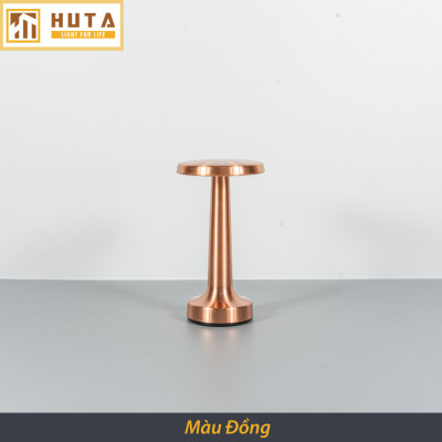 Đèn Bàn Led Quầy Bar HUTA RESDIA2 Cảm Ứng Pin Sạc, Điều Chỉnh Ánh Sáng Trang Trí Nhà Hàng Quán Cà Phê Bàn Ăn Lounge Quán Bar