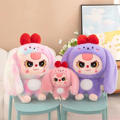 Gấu bông babythree đáng yêu - Size từ 35 đến 80cm -  BB3 gấu bông cute mắt nước, thú nhồi bông bé ba dễ thương có nơ đỏ.