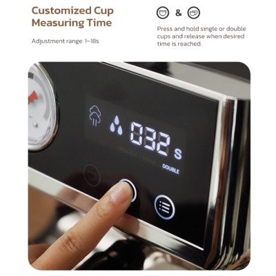 Máy pha cà phê Espresso HiBREW H7A chuyên nghiệp 3 in 1 Thương hiệu Mỹ cao cấp Công Suất 3000W, Dung tích 2,8 lít, Áp suất 20 bars - Bảo hành 12 Tháng, Hàng chính hãng