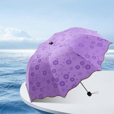 Dù nở hoa anh đào khi gặp nước nở hoa rất đẹp , ô dù che nắng , bảo vệ da khỏi tia UV dù sẽ trở nên sinh động và đáng yêu với những hoa văn cân đối trên tổng thể của chiếc dù  thiết kế thời trang nhỏ gọn tiện mang theo 