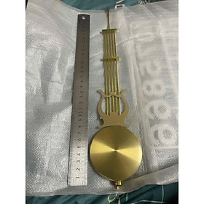 Cây lắc đồng hồ treo tường cao cấp 30cm – Cây lắc hợp kim mạ vàng bóng, dùng cho đồng hồ gỗ lũa, đồng hồ cổ