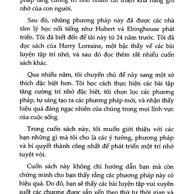 Bí Mật Của Một Trí Nhớ Siêu Phàm