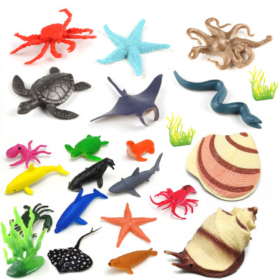 Bộ đồ chơi Sinh Vật Biển 26 chi tiết cho bé 3 tuổi làm giáo cụ học tập