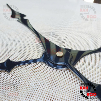 Máy Đồng Hồ Treo Tường KIM TRÔI XỊN SUZUKI Bánh Xe Đen – Kèm Bộ Kim Dài 22.2cm – Bảo Hành 5 Năm