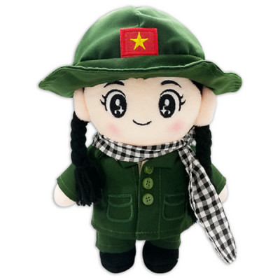 Tb Gấu Yêu Nước Thanh Niên Xung Phong Lông Mịn Tc - 2525025 25Cm