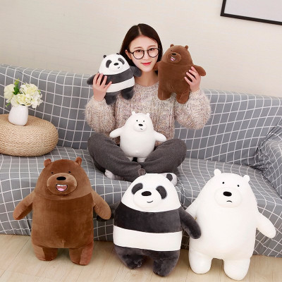 Gấu bông anh em nhà gấu We Bare Bears dạng đứng siêu mềm (20cm--->40cm) vải miniso mềm mại êm ái, hàng xịn cao cấp an toàn cho trẻ nhỏ