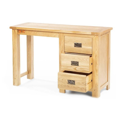 Bàn Rustic Gỗ Sồi IBIE BTRUSO (115 x 55 x 78 cm)