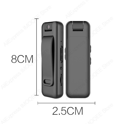 SOAIY Máy Ghi Âm Hỗ Trợ Quay Video Full HD 1080 Xoay 180 Độ Tầm Nhìn Ban Đêm Voice Recorder D3 - Hàng Nhập Khẩu