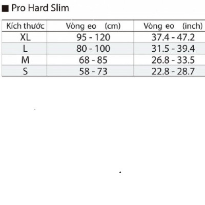 ĐAI LƯNG CAO CẤP PROHARDSLIM CHÍNH HÃNG NHẬT BẢN