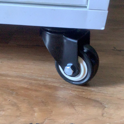 Bánh Xe Đẩy Hàng Có Bạc Đạn Và Khóa ANKAN, Bánh Xe Nhựa PVC Mini 40mm