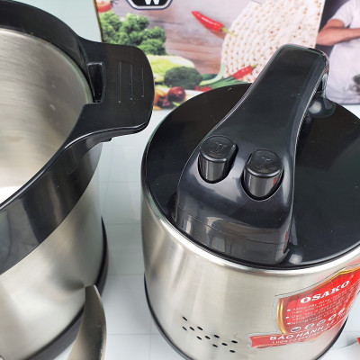 Máy Xay Thịt 5.8L Công Suất 950W Osako OST-1025 Cối Inox Xay Công Nghiệp Cho Quán-Kèm Lưỡi Dao Dự Phòng - Hàng Chính Hãng