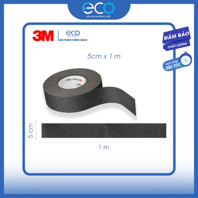 Băng keo chống trơn trượt 3M Safety walk 610 (màu đen) kích thước 1,3,6,9 mét và nguyên cuộc 18 mét