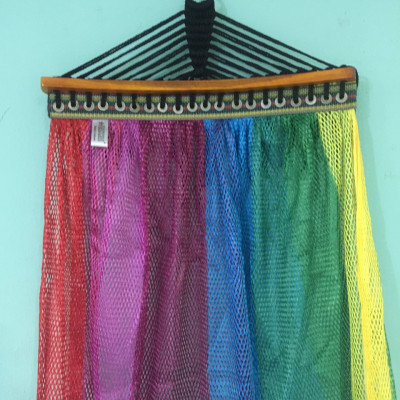 Võng lưới căng kim dày số 9 gỗ 50 in sọc,in họa tiết