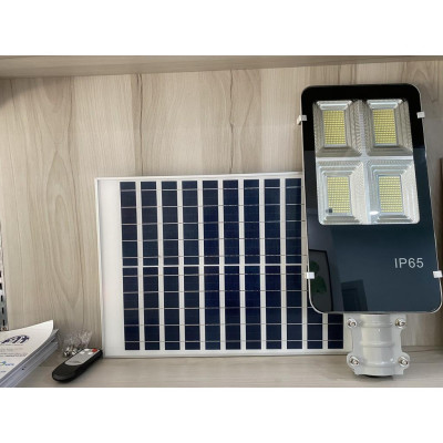 Đèn đường rời thể năng lượng mặt trời Jindian JD-E6200 Công suất 200W Khung Nhôm, Chip Led "SMD" 