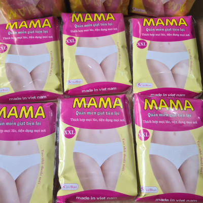 QUẦN LÓT GIẤY MAMA DÀNH CHO MẸ SAU SINH HOẶC ĐI DU LỊCH (5 CÁI / GÓI)